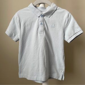 Zara Toddler Boy Light Blue Short Sleeve Polo Shirt 2-3 Years